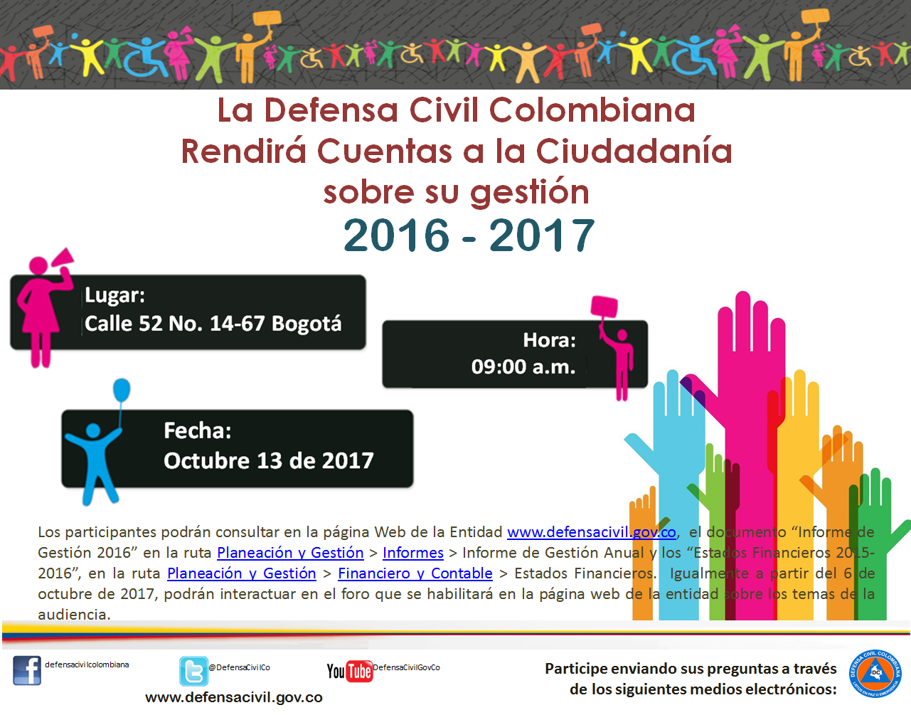 Audiencia publica de rendición de cuentas a la ciudadanía