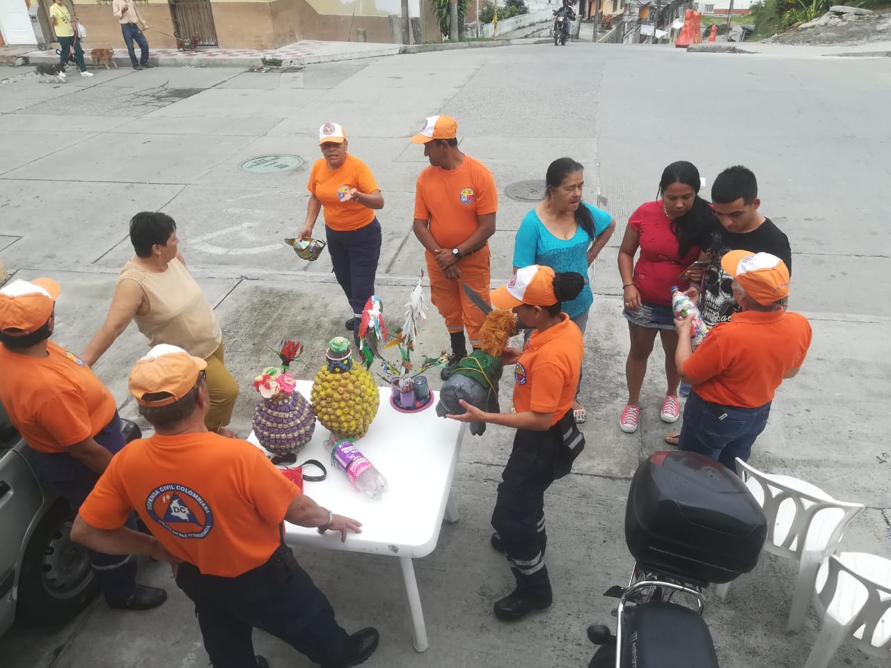 La Defensa Civil Colombiana seccional Quindío realizó un plan de contingencia en salvamento y grupo de brigada contra incendios