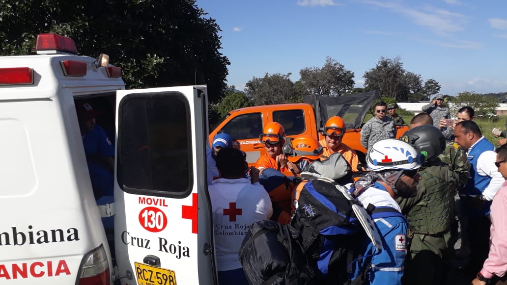 Organismos de Socorro rescatan con éxito a montañista en el Nevado del Tolima